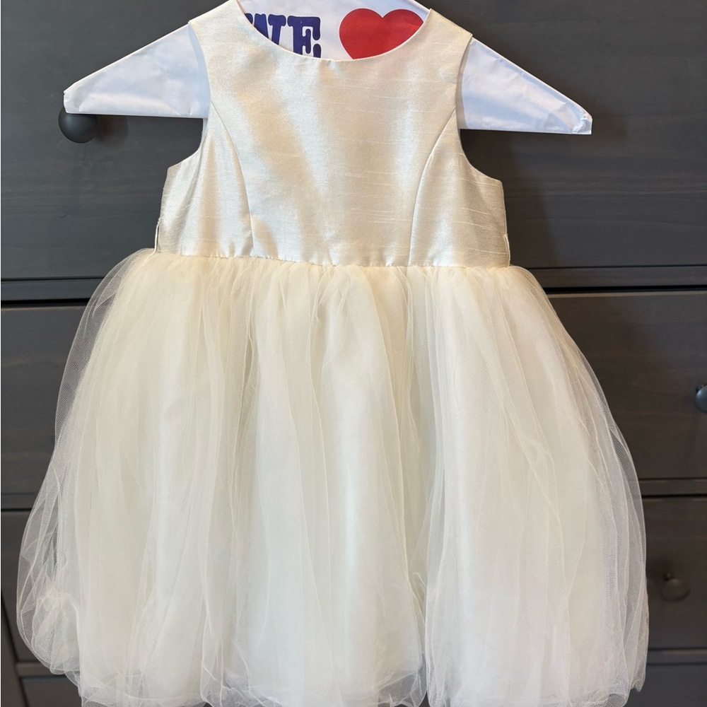 Elegant Cream Tulle Dress